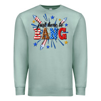 Seafoam just here to bang Premium Sweatshirt - texasbilliewilder