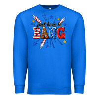 True Royal just here to bang Premium Sweatshirt - texasbilliewilder