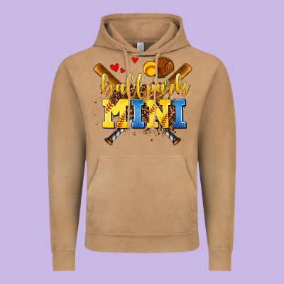Ballpark Mini Vintage Hoodie Designed By Adodesignshop
