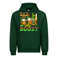 Forest Green bad and boozy with beer Urban Hoodie - AdoDesignShop