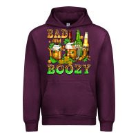 Mauve Wine bad and boozy with beer Urban Hoodie - AdoDesignShop