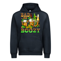 Navy bad and boozy with beer Urban Hoodie - AdoDesignShop