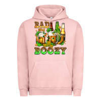 Pigment Salmon bad and boozy with beer Urban Hoodie - AdoDesignShop