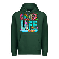 Sports Green cruise  life Premium Hoodie - AdoDesignShop