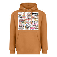 Meerkat funny coffee quotes Heavyweight Hoodie - MaliasSmallBusiness