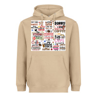 Mushroom funny coffee quotes Heavyweight Hoodie - MaliasSmallBusiness