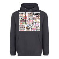 Smoke funny coffee quotes Heavyweight Hoodie - MaliasSmallBusiness
