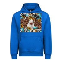 Cobalt western calf Urban Hoodie - JahusDesignShop