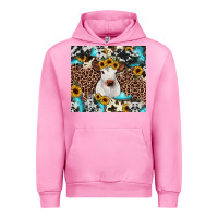 Fuchsia Pink western calf Urban Hoodie - JahusDesignShop