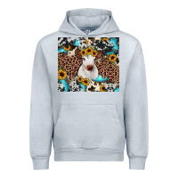Heather Grey western calf Urban Hoodie - JahusDesignShop