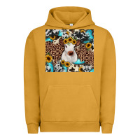 Pigment Peanut Butter western calf Urban Hoodie - JahusDesignShop