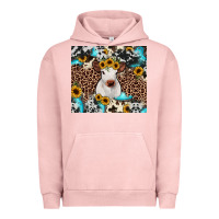 Pigment Salmon western calf Urban Hoodie - JahusDesignShop