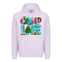 Lilac camp life Premium Hoodie - AdoDesignShop