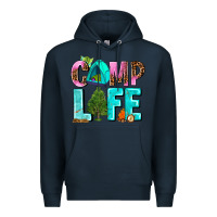 Navy camp life Premium Hoodie - AdoDesignShop