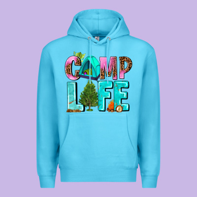 Camp Life Premium Hoodie Designed By Adodesignshop