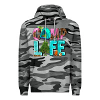 Slate Camo camp life Premium Hoodie - AdoDesignShop