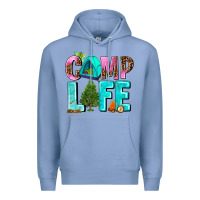 Colony Blue camp life Premium Hoodie - AdoDesignShop