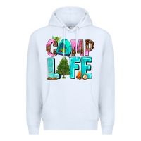 White camp life Premium Hoodie - AdoDesignShop