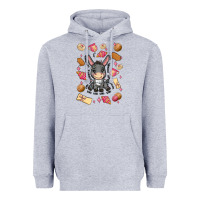 Heather Grey mi donkey mexican concha Heavyweight Hoodie - MaliasSmallBusiness