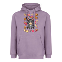 Lavender mi donkey mexican concha Heavyweight Hoodie - MaliasSmallBusiness