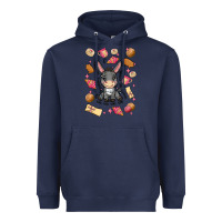 Navy mi donkey mexican concha Heavyweight Hoodie - MaliasSmallBusiness
