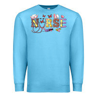 Ocean Blue easter nurse Premium Sweatshirt - RanaPortraitStore