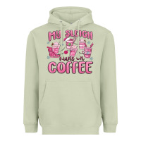 Matcha my sleigh runs on coffee Heavyweight Hoodie - MaliasSmallBusiness