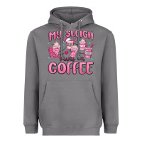 Storm my sleigh runs on coffee Heavyweight Hoodie - MaliasSmallBusiness