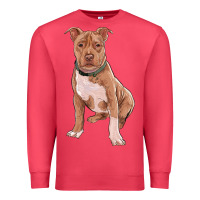Cardinal brown pitbull Premium Sweatshirt - RanaPortraitStore