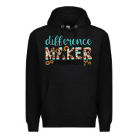 Black difference maker Premium Hoodie - JahusDesignShop