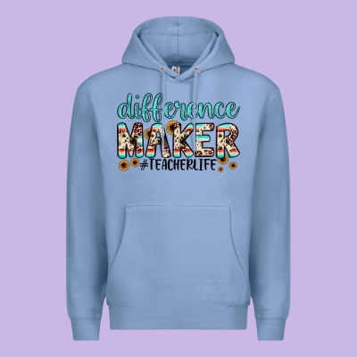 Difference Maker Premium Hoodie Designed By Jahusdesignshop