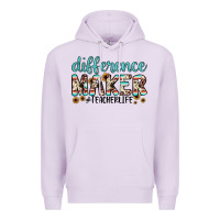 Lilac difference maker Premium Hoodie - JahusDesignShop