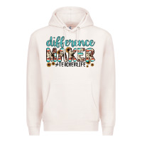 Pale Pink difference maker Premium Hoodie - JahusDesignShop