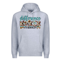 Heather Grey difference maker Premium Hoodie - JahusDesignShop