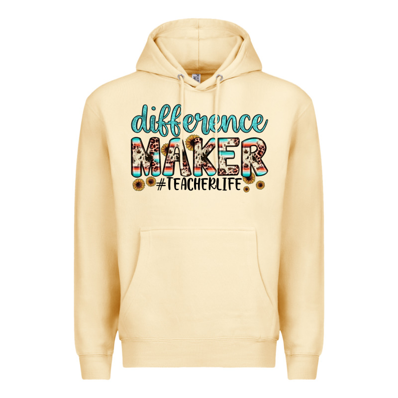 Difference Maker Premium Hoodie by JahusDesignShop | Teevron