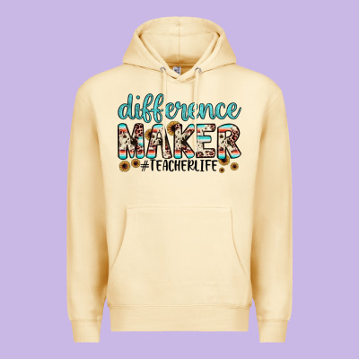 Difference Maker Premium Hoodie Designed By Jahusdesignshop