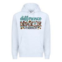 White difference maker Premium Hoodie - JahusDesignShop
