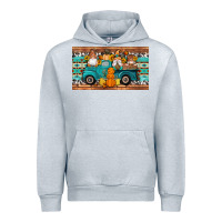 Heather Grey fall gnomes truck sippy cup Urban Hoodie - Artiststas