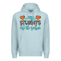 Blue Mist my students are the reason Premium Hoodie - JahusDesignShop