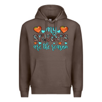 Coffee my students are the reason Premium Hoodie - JahusDesignShop