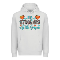 Dove Grey my students are the reason Premium Hoodie - JahusDesignShop