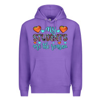 Purple my students are the reason Premium Hoodie - JahusDesignShop