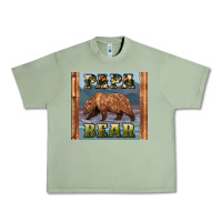 Oil Green papar bear Urban Heavy Tee - Artiststas