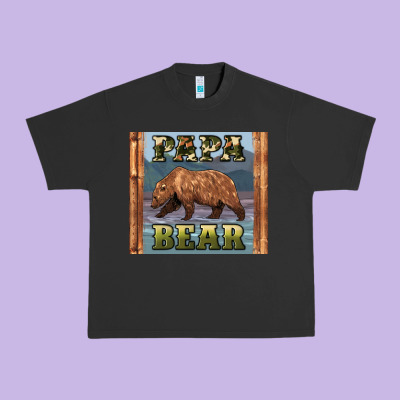Papar Bear Urban Heavy Tee Designed By Artiststas