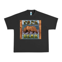 Pigment Black papar bear Urban Heavy Tee - Artiststas