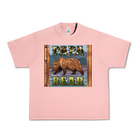 Salmon papar bear Urban Heavy Tee - Artiststas