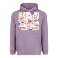 Lavender positive quotes Heavyweight Hoodie - MaliasSmallBusiness