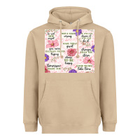 Mushroom positive quotes Heavyweight Hoodie - MaliasSmallBusiness