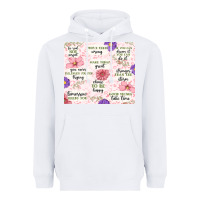 White positive quotes Heavyweight Hoodie - MaliasSmallBusiness