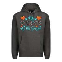 Charcoal Heather my students are the reason Premium Hoodie - JahusDesignShop